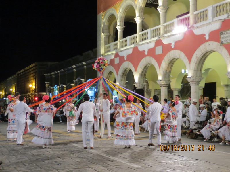 Yucatan traditional dancing