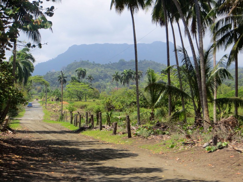 View of Yunque mountain Baracoa