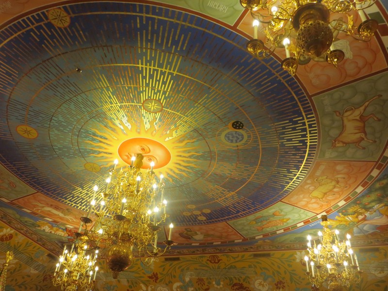 Beautiful ceiling in the Wooden Palace