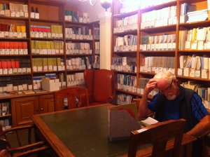 Gerald Durrell's library