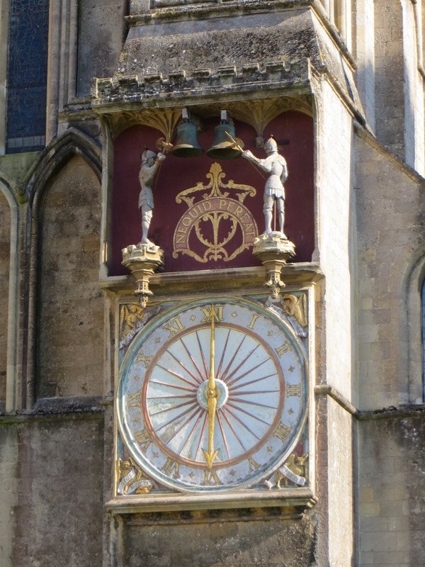 Another lovely clock in Wells
