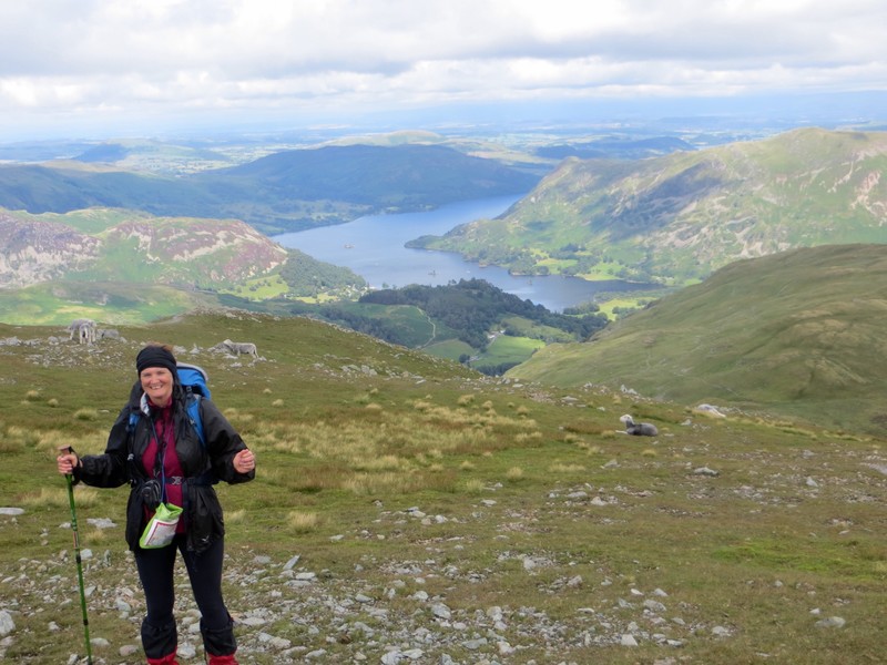 View down to Ullswater 
