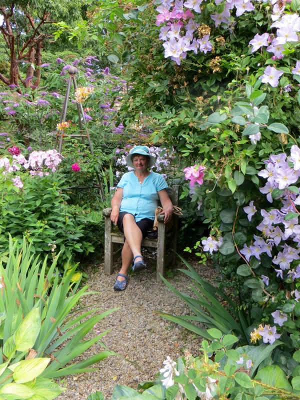 Kate relaxes in the Secret Garden