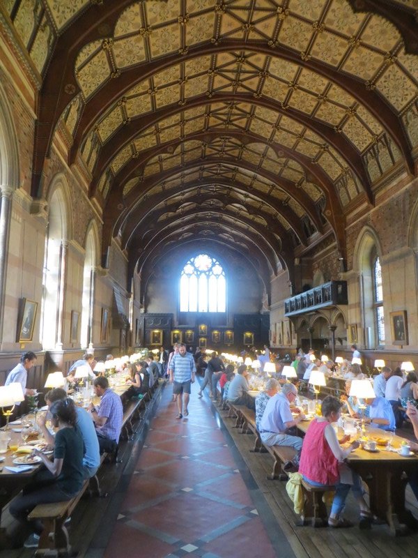 Keble College dining hall