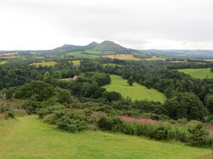 Looking back to the Eildon Hills