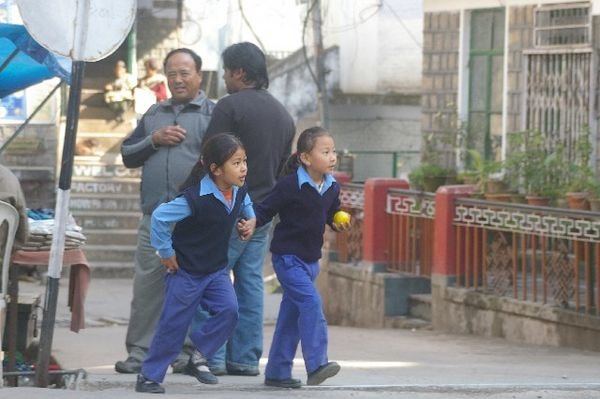 Tibetean Children on Mcleodganj Streets