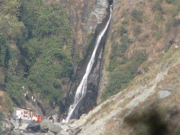 The Bhagsu Waterfall