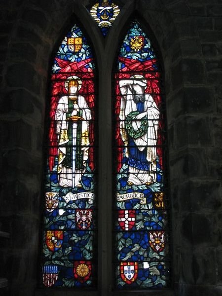 The Magnificient glass Window : St Johns church