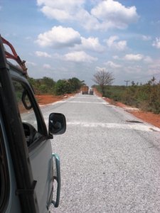 The road was good most of the way, but for parts of it they had speedbumps for every 20 meters!
