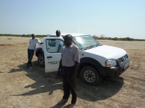 James´s boss was very nice and took us around the area of the lake Turkana for a day.