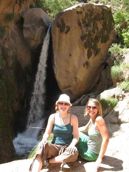 Steff and I at the third waterfall