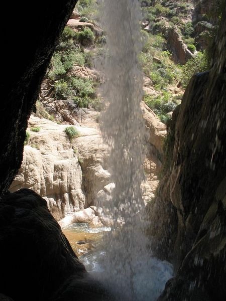 Behind the third waterfall