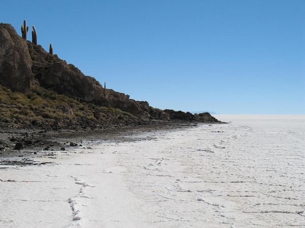 Isla Pescador, Salt Flats