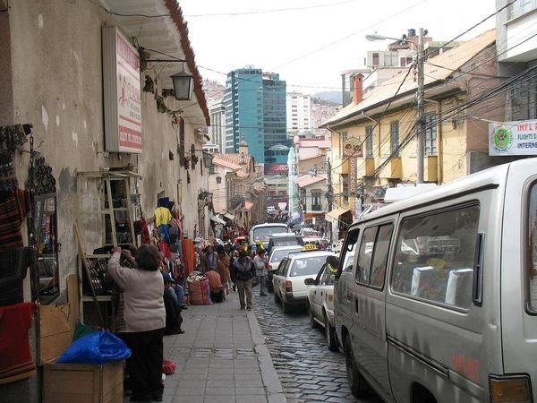 Street scene, La Paz
