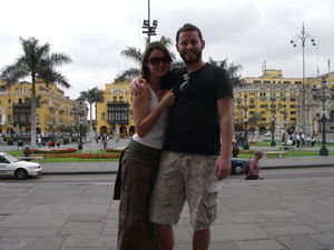 Main square in central Lima