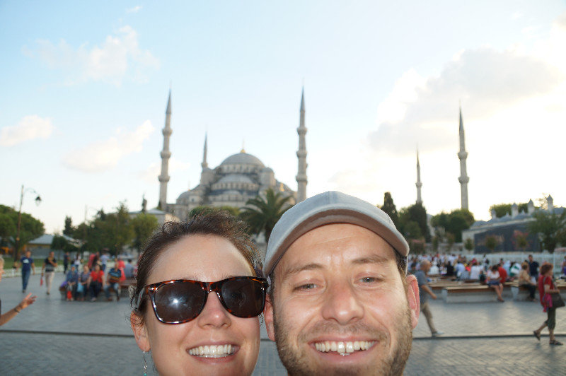 Selfie at the Blue Mosque!