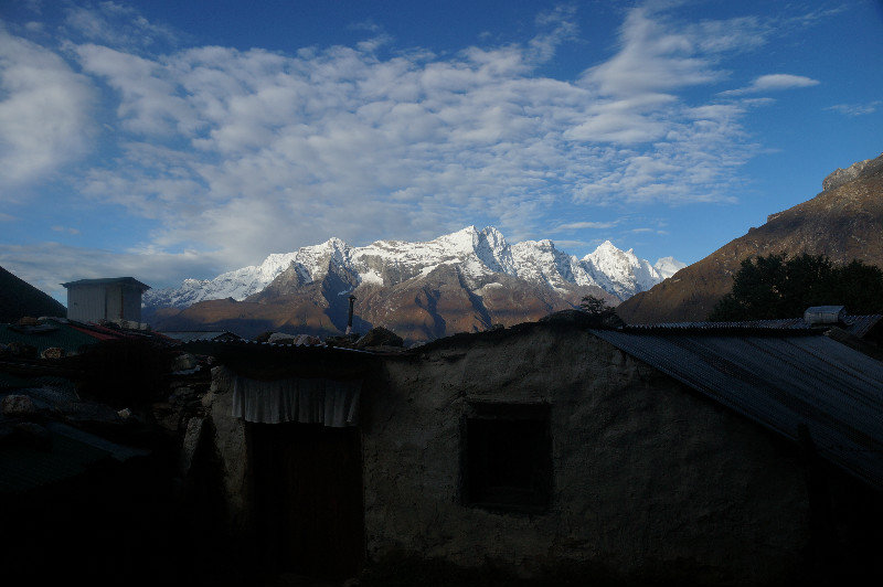 The view from Tengboche Monastery