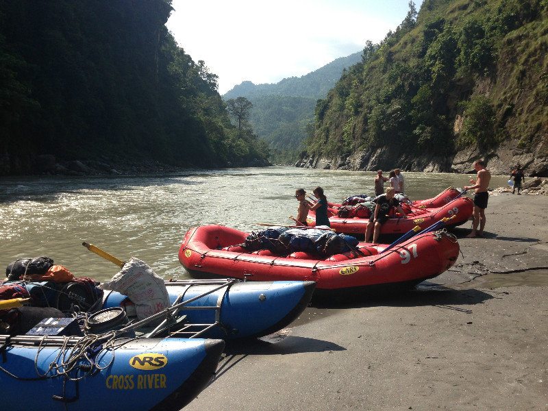 Rafting on the Kali Ghandaki
