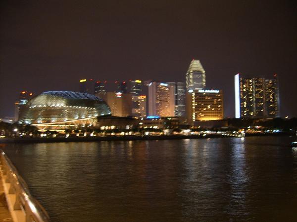 Singapore river at Night