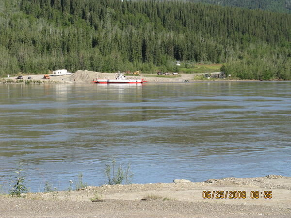 Ferry across Yukon River