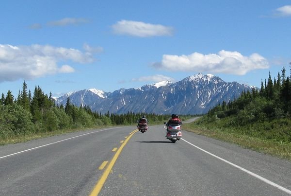 Road into Haines Junction