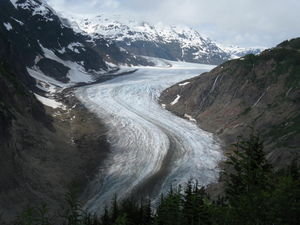 Toe end of Salmon Glacier