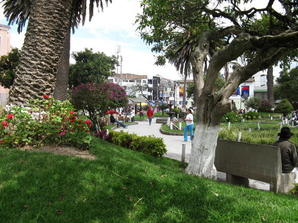 Otavalo town square