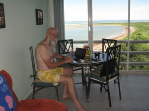 Writing my blog from San Vicente