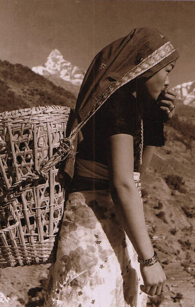 A porter in the Himalayas