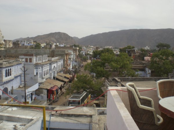 View of Pushkar from Hotel
