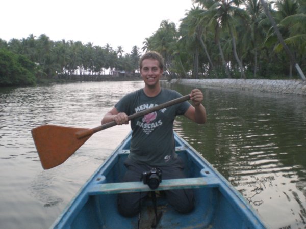 Our Indian canoe guide! Thank you come again.