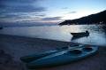 Perhentian evenings -  Kayaks moored up on Pulau Besar