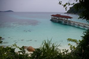The bay we snorkelled around EVERY day!
