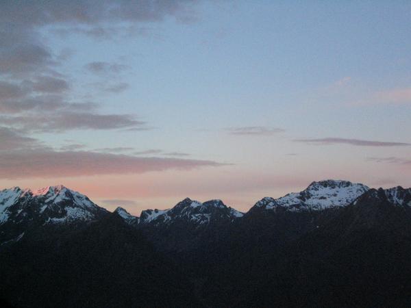 View from Mt. Luxmoor hut