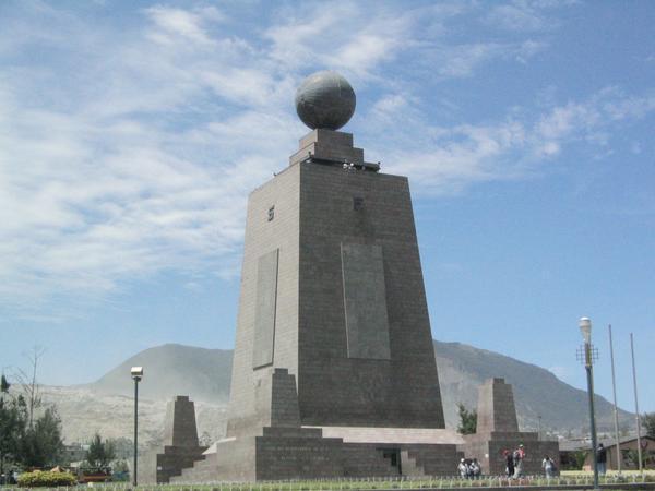 The French monument to the equator