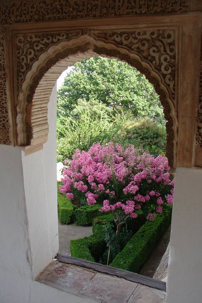 Alhambra garden view