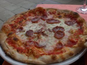 Levi's Pepperoni pizza