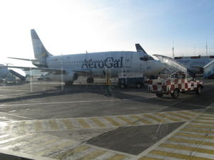 Our Aeorgal flight to the Galapagos