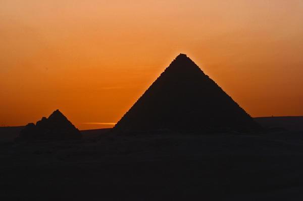 Sunset in Giza