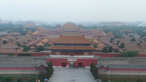 Beijing Forbidden City from above