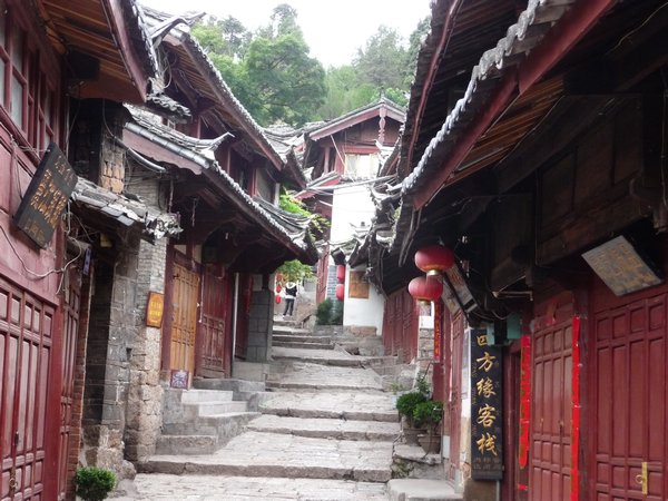 Narrow Lijiang Streets