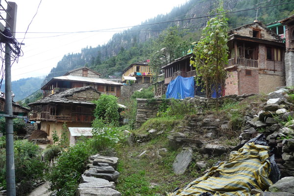 Village scene in Vashist, Himachal Pradesh