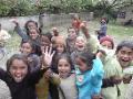School children pose in Jhangi