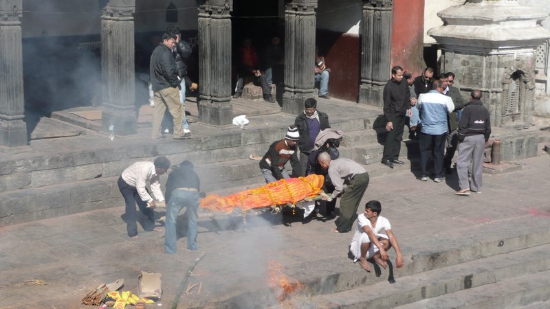 Final Preparations of a body for cremation