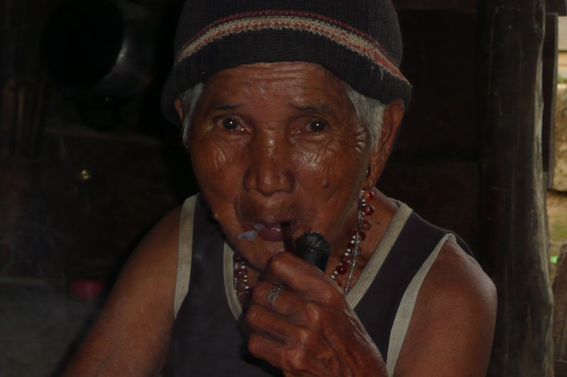 Tribal village lady in the Central Highlands
