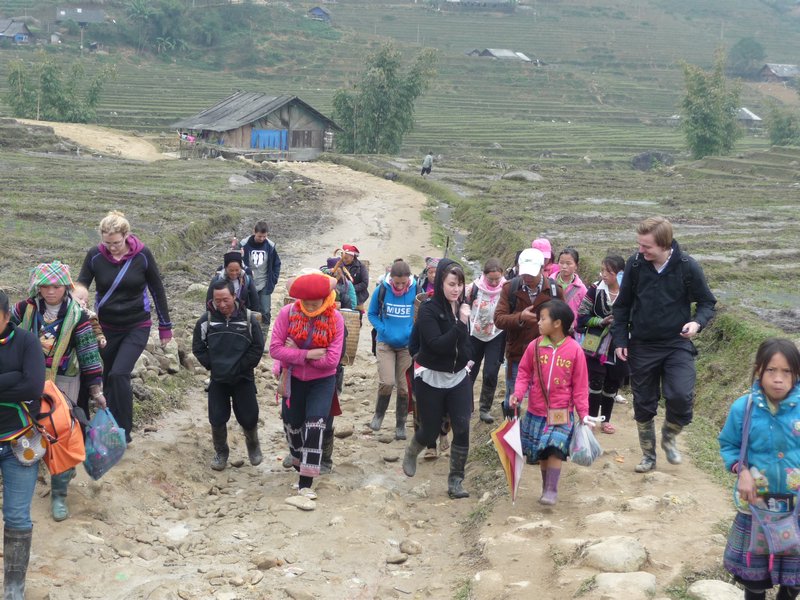 An 'authentic' trek with villagers in Sapa