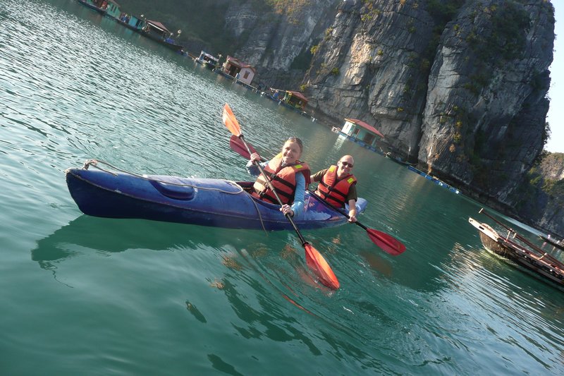 Messing about on Halong Bay