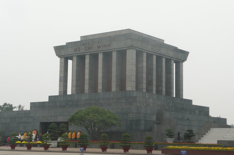Ho Chi Minh's mausoleum in Hanoi