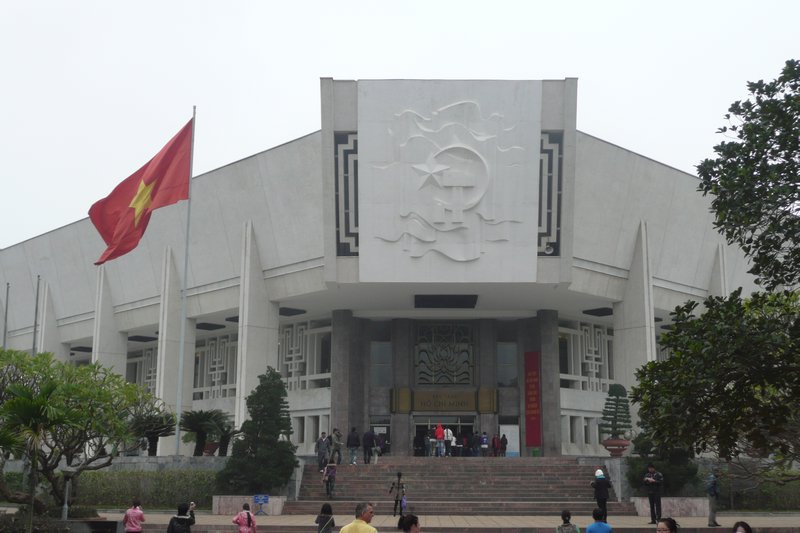 The Ho Chi Minh museum in Hanoi