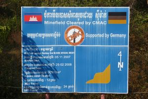 A reminder that Cambodia remains littered with landmines